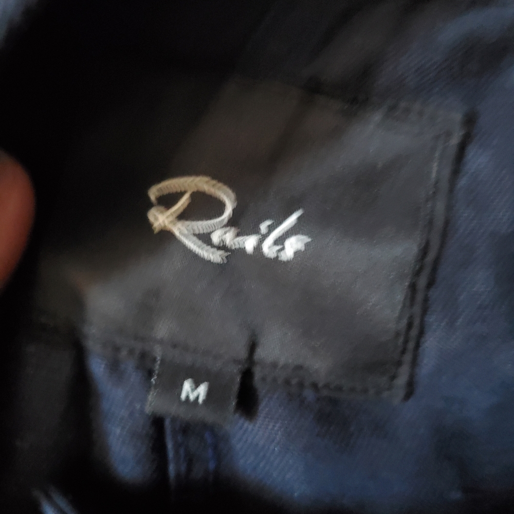 Rails Indigo Soul Patch Jacket Size Medium - image 5